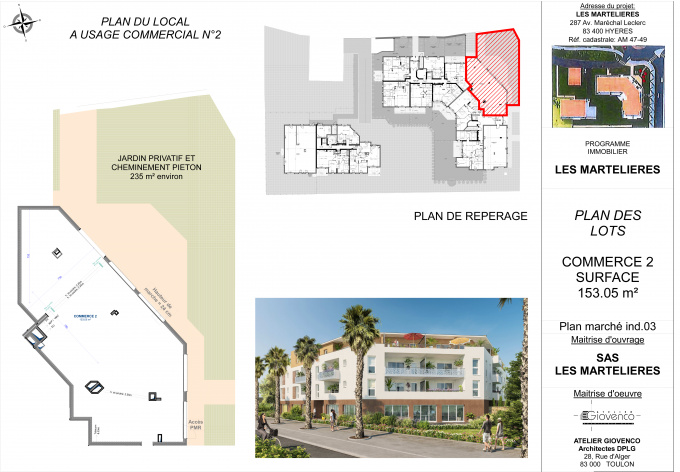 Location Immobilier Professionnel Local commercial Hyères (83400)